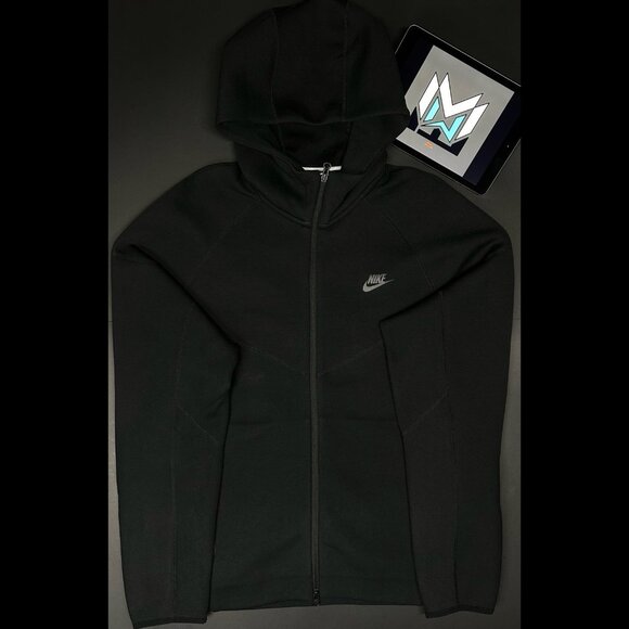 Nike Tech Fleece Full Zip Windrunner Men’s Sizes Black FB7921-010 - Picture 1 of 7